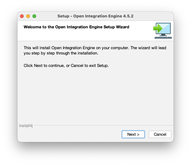 OIE Installer Welcome Screen OIE Installer Welcome Screen